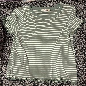 Green Stripped shirt